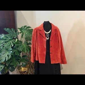 Rust Suede Jacket, Chicos Suede Jacket